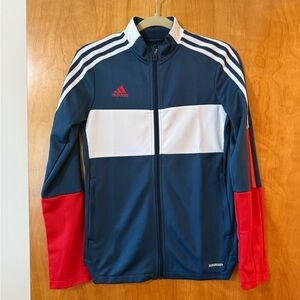 Adidas Tiro Track Jacket 3-STRIPES Primegreen USA Red White Blue Full Zip NWT XS